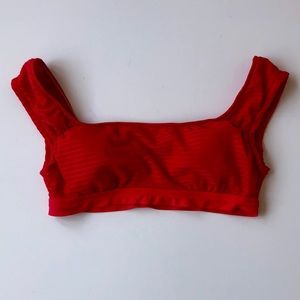 Red Swim Top